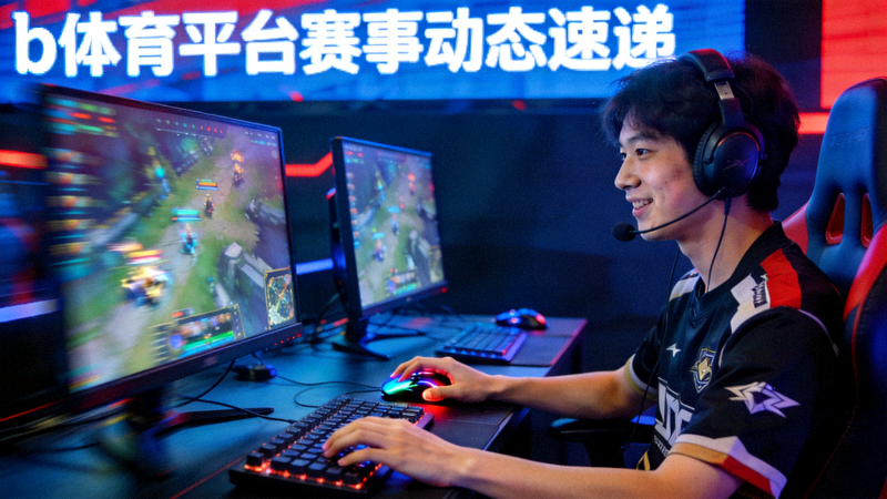 b体育平台赛事动态速递配图 - 电子竞技选手在赛事现场操作设备